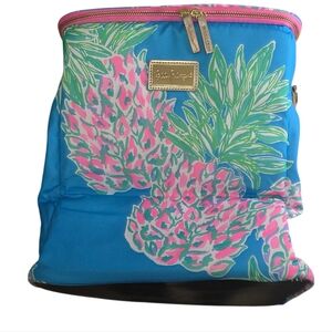 Lilly Pulitzer Wine Cooler Insulated Bag Pineapple Design New!